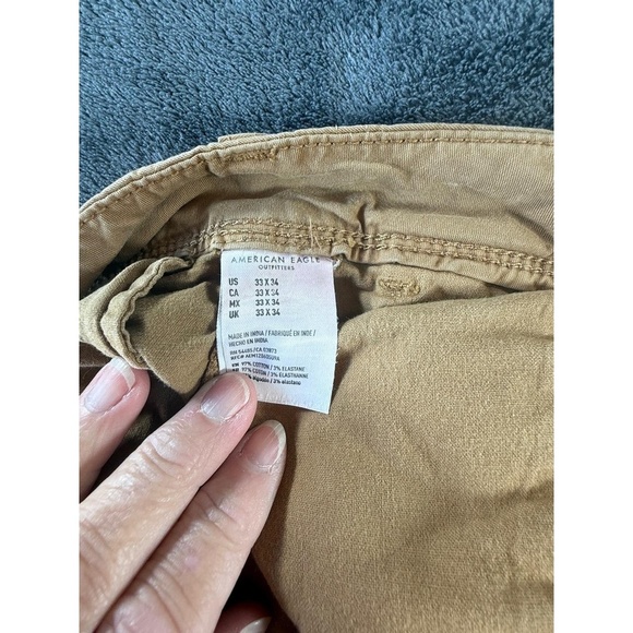 American Eagle Outfitters Mens Size 33x34 Original Straight NEXT LEVEL FLEX - Picture 7 of 9